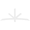 Ekena Millwork Alberta Architectural Grade PVC Gable Bracket, 84"W x 35"H x 4"D x 4"F, 10/12 Pitch GBP084X35X0404ALB00 - alternate 2